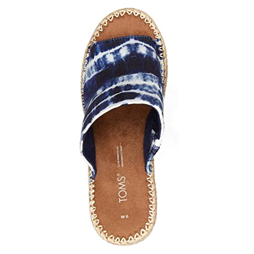 Toms Monica Mule Womens Slip On 85 Bm Us Navy Tie Dye #TOP2