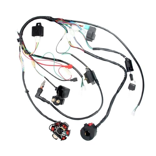 Faisceau de câbles et boîtier CDI d'allumage pour quad 90cc et 125cc - 2