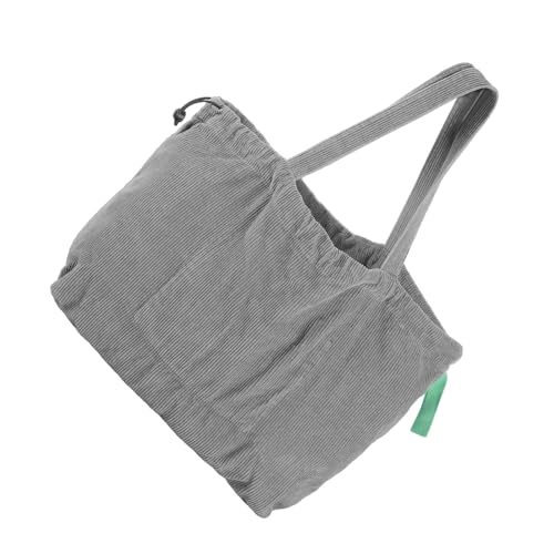 Sac en velours côtelé de grande capacité style coréen pour femme active