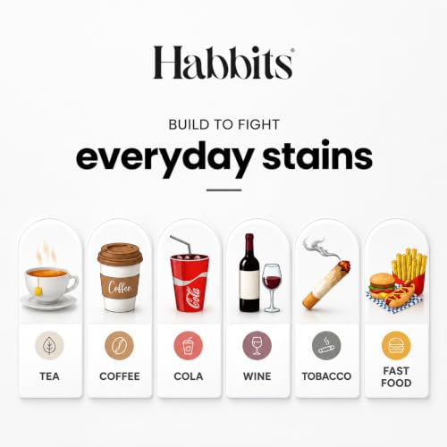 Image of Habbits Instant Teeth Whitening Serum - 30ml | Whiter Teeth From 1st Use | Enamel Safe Instant Teeth Whitener | Peroxide-Free | Tea Coffee Wine Smoking Stain Remover | Natural Charcoal & Peppermint