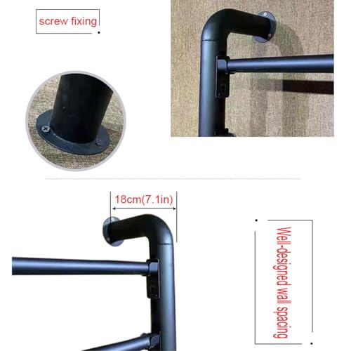 Estante de acero para rollos con barra ajustable y estructura robusta para uso comercial intenso 4