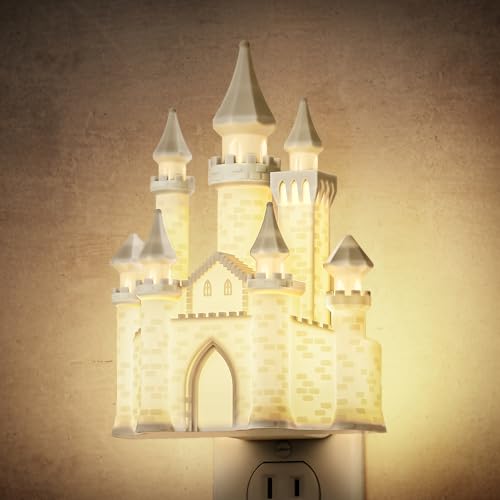 Image of DORESshop Night Lights Plug into Wall,3D Printed Castle Night Light