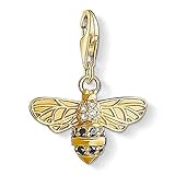 Thomas Sabo Damen Charm-Anhänger Biene Charm Club 925 Sterling Silber 1449-414-39