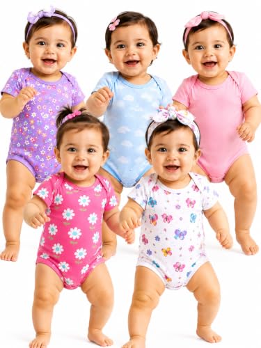 Image of TuddyBuddy 100% Cotton Romper /Bodysuit for Baby Girls