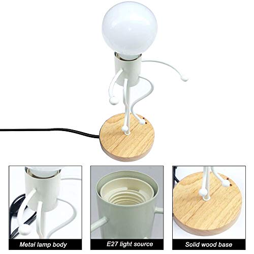 Humanoid Creativo Lampade da tavolo, Retro Lampada...