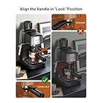 3.5Bar Espresso Machine with Milk Frother, 800W Compact Espresso and Cappuccino Machine with Preheating Function, 4 Cup Espresso Maker for Cappuccino or Latte, Gift for Coffee Lover - Image 4
