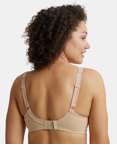 Image of Jockey ES24 Plus Size Bra | Wirefree | Non Padded | Full Coverage with Plush Lining Cup| Super Combed Cotton Elastane Fabric