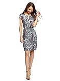 paisley kleid langarm Der kleine Tropfenausschnitt mit Metalldetail vorne zieht die Aufmerksamkeit auf Ihr Dekolleté