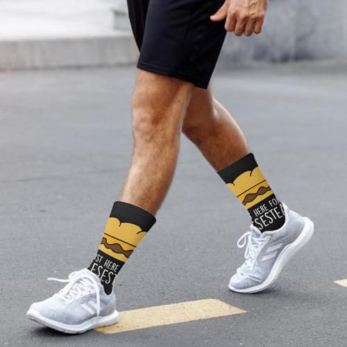 I'm Here For The Cheesesteaks Cheesesteak Lover Crew Socks Liner Sock Boys Mid Calf Socks Fashion Socks4