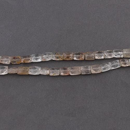 Golden Rutile Faceted Chicklet briolettes SB4051 pour création bijoux 8 pouces