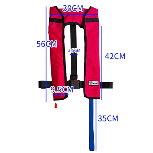 Image of Automatic Inflatable Life Jacket|Life Vest for Adults|PFD Low Profile|Supports up to 330 lbs
