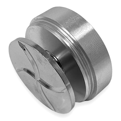 Complete Aluminum Spice Grinder Kit - Precision Hand Mill for Consistent Coarse to Fine Grinds - Silver