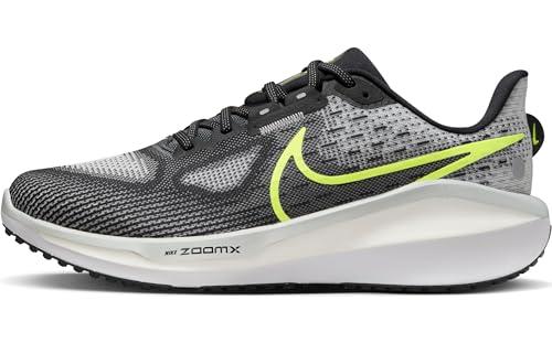 Image of Men's Nike Vomero 17 in Black /Volt-LT Smoke Grey-White