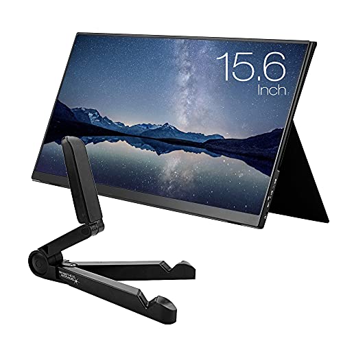 (株)ユニーク プロメテウスモニター モバイルスタンド バンドル版 4.7インチ~15.6インチ液晶モニター対応 スマホ・タブレット兼用 UQ-PM01STAND (【スタンダードモデル】15.6インチ(UQ-PM15FHDNT))