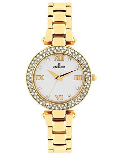 DSIGNER Analog White Dial Womens Watch-627GM.6.L (B082VDHC25) Amazon Price History, Amazon Price Tracker