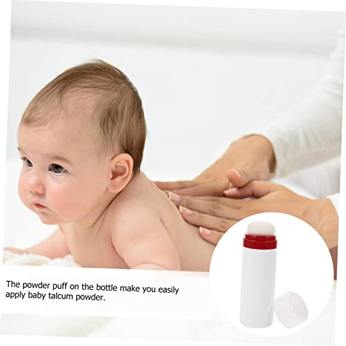 Beavorty Caixa De Sopro De Pó Para Bebê Suporte De Plástico Para Banho Caixa De Pó Para Banho De Pó