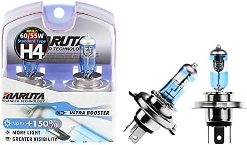 2xSt. AQUA VISION H4 60/55W P43t 12V Halogen Auto Lampen Birnen 3000k