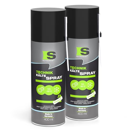 Spraytive 2 x 400 ml spray refrigerante officina: spray per