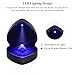 Luxury LED Lighted Engagement Ring Box - Heart Shaped Elegant Starry Sky Ring Case for Wedding Rings, Perfect for Proposal, Anniversary, Ceremony, and Gift Giving