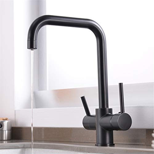 Robinet de cuisine noir pivotant pour simplifier la vie - 4