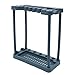 HAPPCUCOE Garden Tool Rack,Rolling Garden Tool Storage Rack with 2 Wheels,Garage Outdoor Tool Holder for Indoor and Outdoor,29.1x 13.8x 33.1in