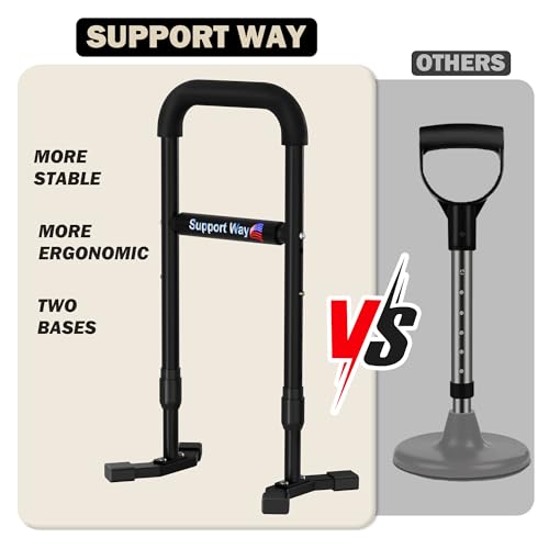 Stand Assist Aid Plus, 20-26.8" Adjustable Steel Standing Aid for Seniors & Elderly, Lift Assist Device to Get Up from Floor, Kneeling, or Low Seats, Black - Image 8