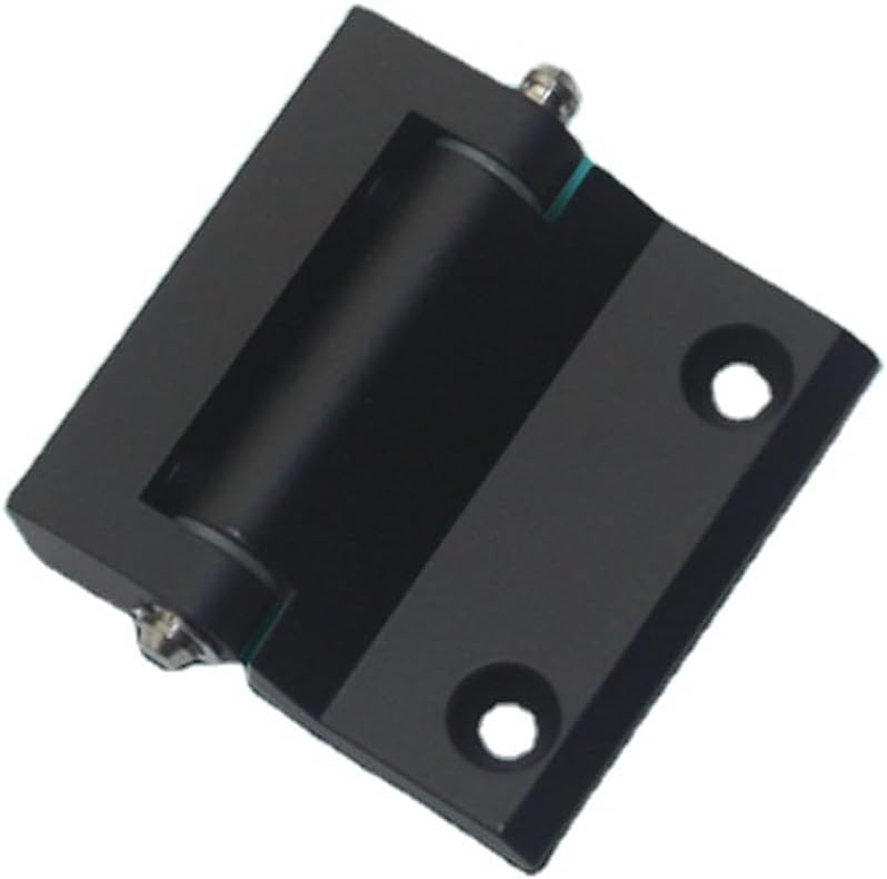SK2-111 Electric Cabinet 180 Degree Black Zinc Alloy Hinge Butt Hinge 1Pcs