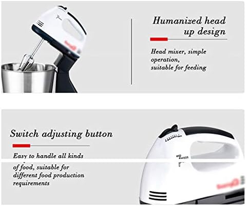 7 Speed Electric Food Mixer Table Stand Cake Dough Mixer Handheld Egg Beater Blender Baking Whipping Cream Machine