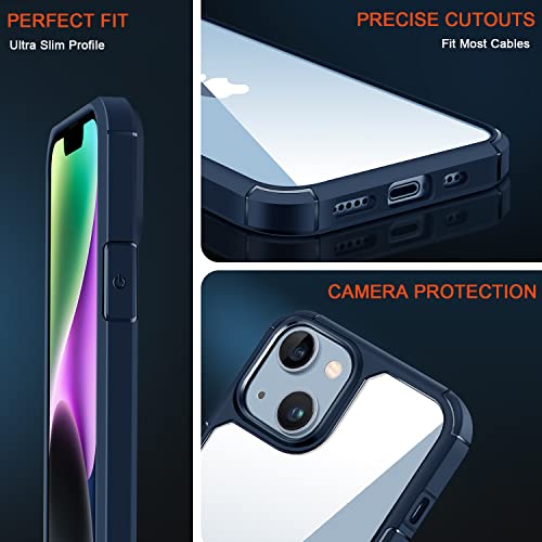 TENDLIN Cover iPhone 14 Plus Trasparente Rigida PC...