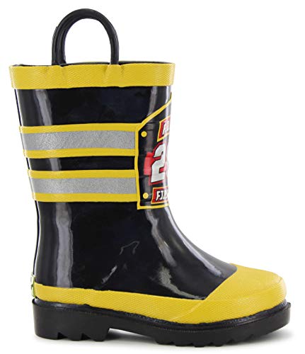 Western Chief Boys Waterproof Printed Rain Boot With Easy Pull On Handles, F.d.u.s.a, 9 M Us Toddler #TOP1