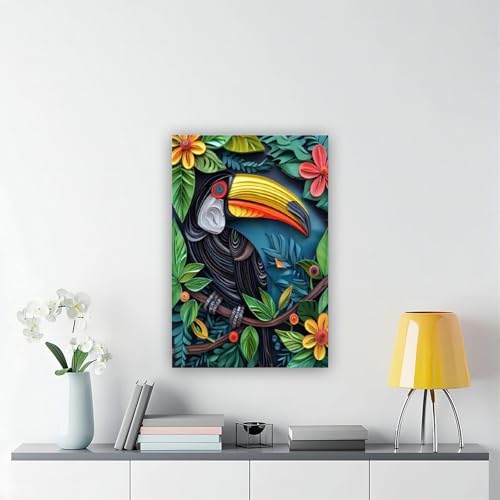 Poster toucan à bec de quille cadeau original oiseau - 6
