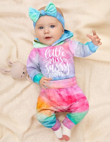 KANGKANG Newborn Baby Girl Long Sleeve Hoodie Pullover Sweatshirt Pants Set Infant Fall Winter Outfits2