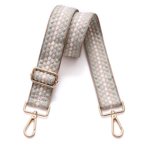 Image of Canvas Crossbody Strap for Handbags - Wide Adjustable Shoulder Strap Replacement