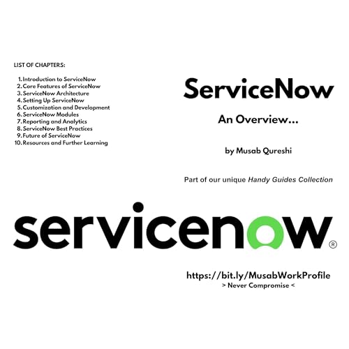 ServiceNow - An Overview Audiolibro Por Musab Qureshi arte de portada