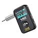 Produktbild 1Mii Aux Bluetooth Adapter Auto, Bluetooth 5.1-Empfänger bietet LDAC Hi-Res Audio,OLED-Display,eine Akkulaufzeit von 14 Stunden,zwei Geräte anzuschließen, für Auto, Zuhause, Kopfhörer und Lautsprecher