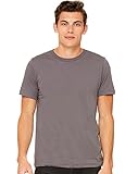 Bella 3650 Unisex Poly-Cotton Short Sleeve Tee - Asphalt, Medium