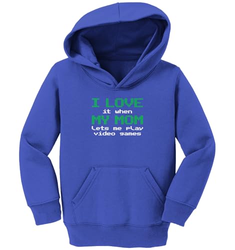 Haase Unlimited I Love When Mom Lets Me Play Video Games Toddler/Youth Fleece Hoodie2