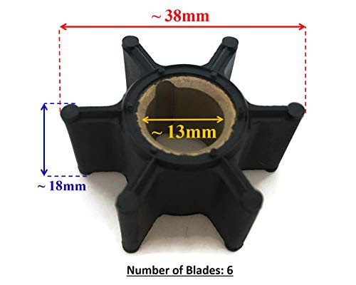 Boat Motor 0386084 386084 Water Pump Impeller For Johnson Evinrude Brp Omc Outboard 8Hp 9.9Hp 10Hp 15Hp Sierra 18-3050 Chrylser 9-45201 500355 Engine #TOP1