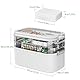 NiHome 4-Tier Medicine Box with Pill Organizer (Large)