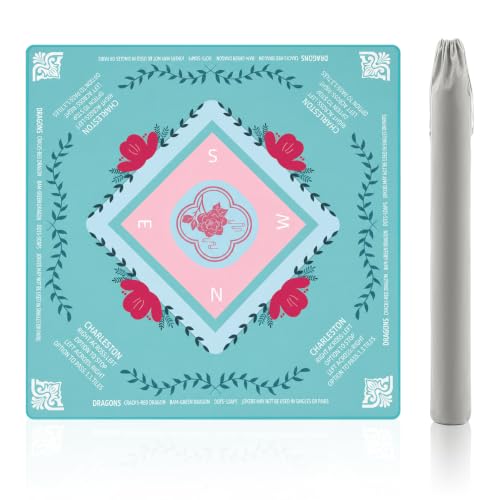 YOMEYOT Mahjong Mat for Table 31.5 x 31.5 American Mah Jongg Mat
