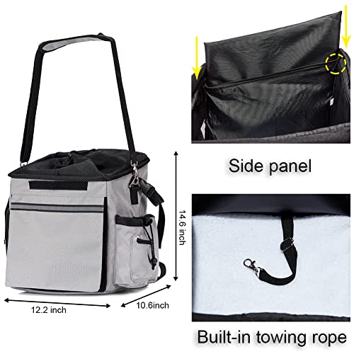MOV COMPRA Wheeled Pet Carrier Backpack Pet Stroller, Travel Carrier, Car Seat for Small Dogs Cats Puppies, Comfort Cat… - Image 4