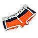 BaronHong 3er Pack Boxershorts für Tomboy Trans Lesbian Cotton Fashion Boyshort (orange, M)