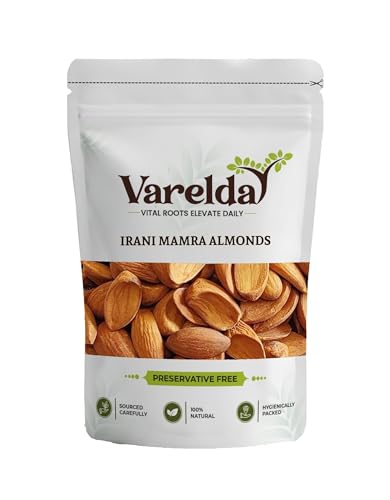 Image of VARELDA Irani Mamra Almonds - Mamra Giri - Prunus Dulcis (500 Grams)