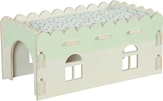 zolux - Grande Extension Maison Bois Cosy 25 x 44 x 20 cm Lapin, Cochon d'Inde et octodon