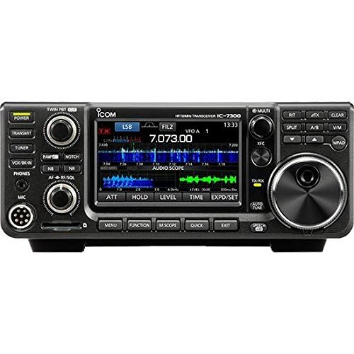 ICOM IC-7300 100W HF Transceiver W/ 3 Year Warranty and Ham Guides TM Pocket Reference Card Bundle Bundle