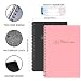 snootion Meeting Notebook for Work with Action Items, Project Planner Notebook for Note Taking, Office/Business Meeting Notes Agenda Organizer for Men & Women,140 Pages B5(7"x10") - Pink