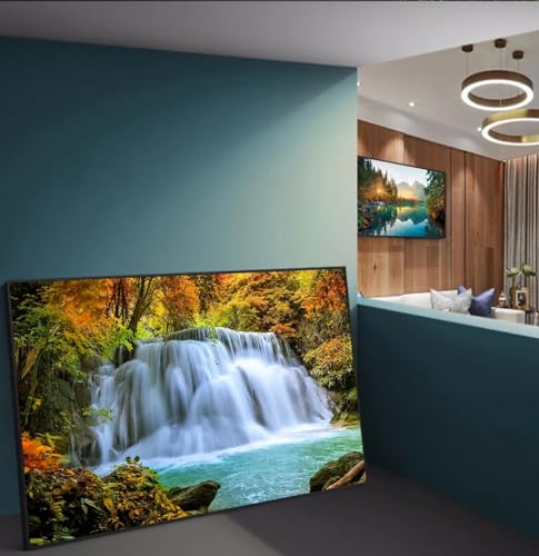 Peinture paysage de cascade pour salon moderne ICOMPY 50x100 cm - 2