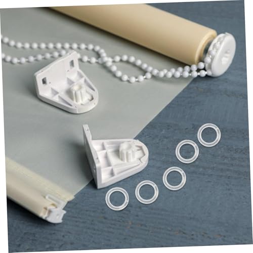 Anillos plisadas de plástico para solucionar la caída de cortinas de hogar 8