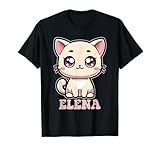 Photo Gallery elena cute kitty cat design per ragazze nome elena maglietta Photo Gallery elena cute kitty cat design per ragazze nome elena maglietta
