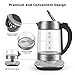 Electric Kettle, Homgeek Electric Kettle Glass with Variable Temperature Control, Auto Shut-Off & Boil-Dry Protect Function, Keep-Warm Design, 1.7L, BPA Free